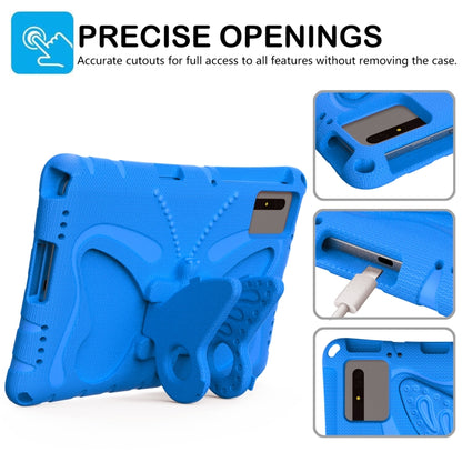 For Lenovo Tab M11 / Xiaoxin Pad 11 2024 Butterfly Bracket EVA Shockproof Tablet Case(Blue) - Lenovo by buy2fix | Online Shopping UK | buy2fix