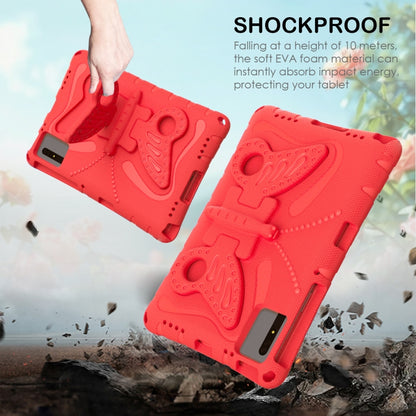 For Huawei MatePad SE 11 2024 Butterfly Bracket EVA Shockproof Tablet Case(Red) - Huawei by buy2fix | Online Shopping UK | buy2fix