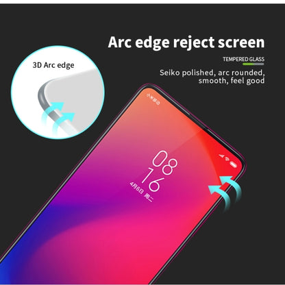 PINWUYO 9H 3D Curved Tempered Glass Film for Xiaomi Redmi K20/K20Pro/Mi 9T/Mi 9T pro(black) -  by PINWUYO | Online Shopping UK | buy2fix