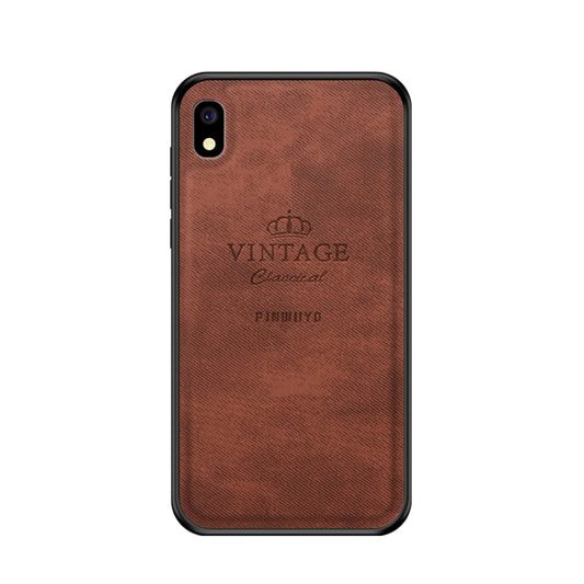 PINWUYO Shockproof Waterproof Full Coverage PC + TPU + Skin Protective Case  for Galaxy A10e(Brown) - Galaxy Phone Cases by PINWUYO | Online Shopping UK | buy2fix