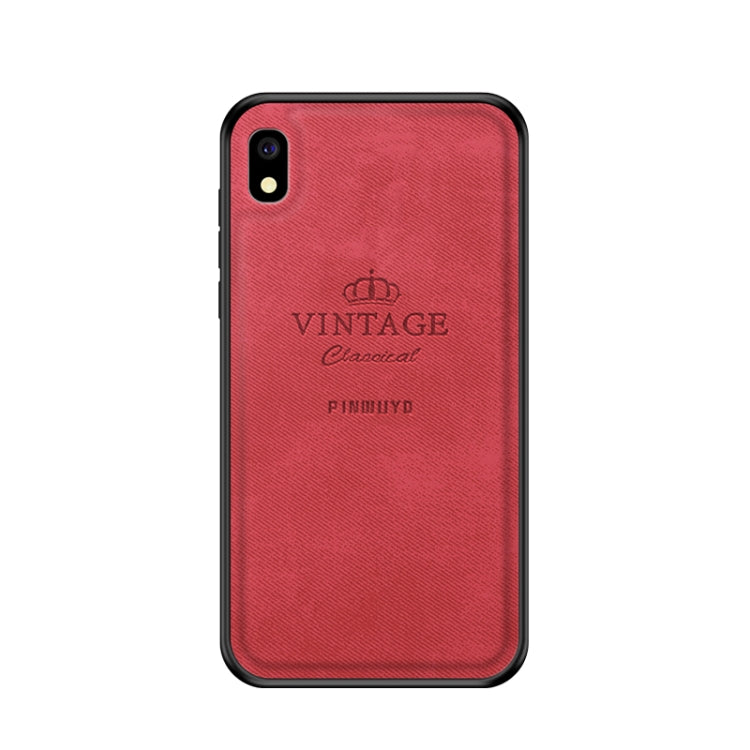 PINWUYO Shockproof Waterproof Full Coverage PC + TPU + Skin Protective Case  for Galaxy A10e(Red) - Galaxy Phone Cases by PINWUYO | Online Shopping UK | buy2fix