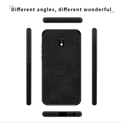 For Xiaomi RedMi 8A PINWUYO Zun Series PC + TPU + Skin Waterproof And Anti-fall All-inclusive Protective Shell(Black) - Xiaomi Cases by PINWUYO | Online Shopping UK | buy2fix