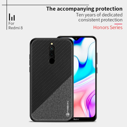 For Xiaomi RedMi 8 PINWUYO Rong Series  Shockproof PC + TPU+ Chemical Fiber Cloth Protective Cover(Yellow) - Xiaomi Cases by PINWUYO | Online Shopping UK | buy2fix