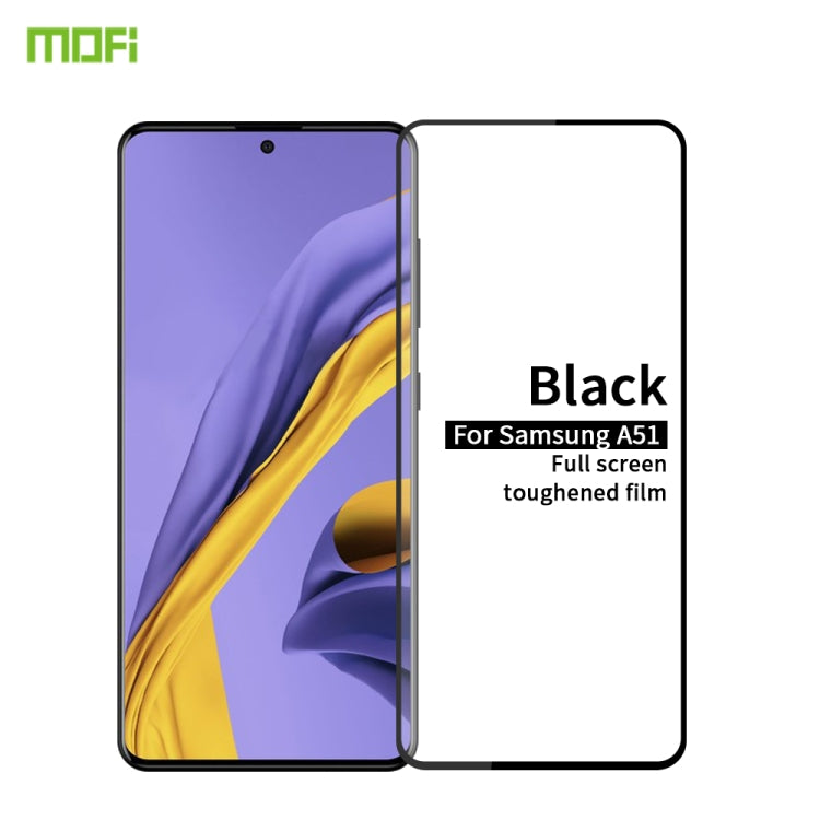 For Xiaomi RedMi K30 MOFI 9H 2.5D Full Screen Tempered Glass Film(Black) -  by MOFI | Online Shopping UK | buy2fix