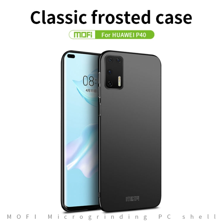 For Huawei P40 MOFI Frosted PC Ultra-thin Hard Case(Blue) - Huawei Cases by MOFI | Online Shopping UK | buy2fix