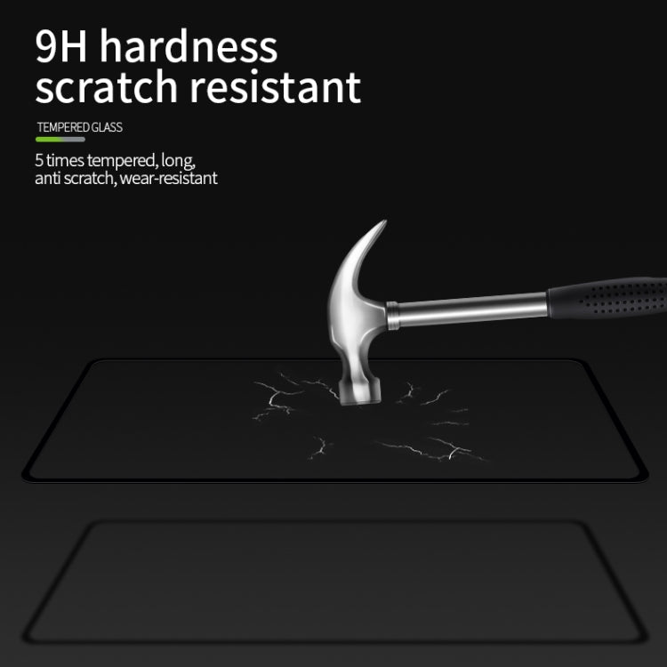 For Galaxy A91 / S10 Lite MOFI 9H 2.5D Full Screen Tempered Glass Film(Black) - Galaxy Tempered Glass by MOFI | Online Shopping UK | buy2fix