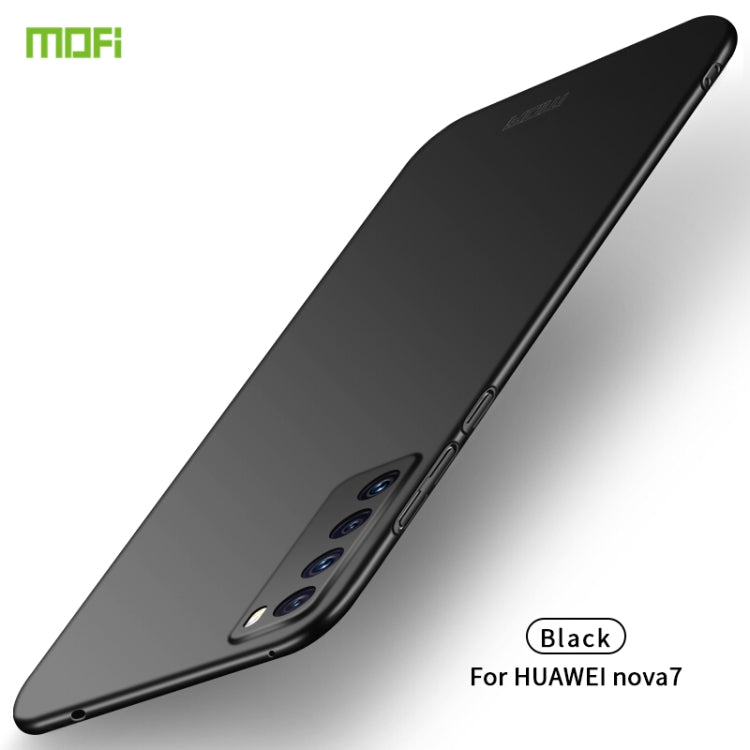 For Huawei Nova 7 MOFI Frosted PC Ultra-thin Hard Case(Black) - Huawei Cases by MOFI | Online Shopping UK | buy2fix