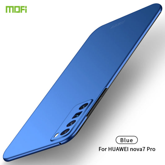 For Huawei Nova 7 Pro MOFI Frosted PC Ultra-thin Hard Case(Blue) - Huawei Cases by MOFI | Online Shopping UK | buy2fix