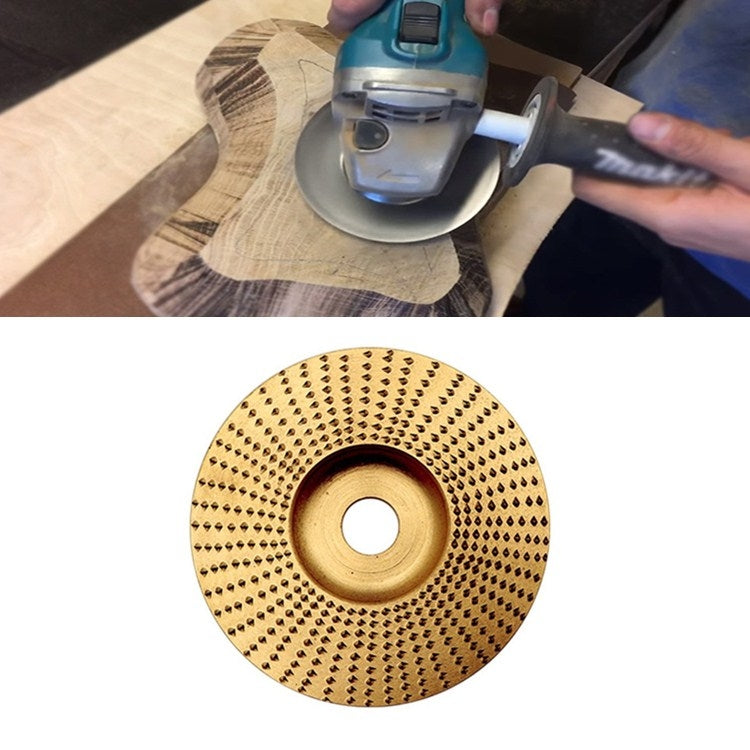 Woodworking Sanding Thorn Disk Angle Grinder Thorn Disk Plastic Grinding Disk Polishing Disk, Style:Flat(Gold) - Abrasive Tools & Accessories by buy2fix | Online Shopping UK | buy2fix