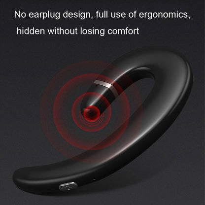 ET Bluetooth Earphone Wireless Headset Handsfree Ear Hook Waterproof Noise Cancelling Earphone with Mic for Android IPhone(red) - Bluetooth Earphone by buy2fix | Online Shopping UK | buy2fix