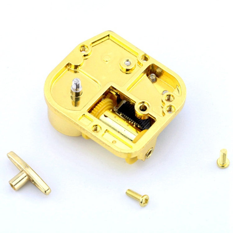 Eight-tone Gold-plated Bar Repair Parts DIY Sky City Paperback Music Box(Robot Cat) - Music Box by buy2fix | Online Shopping UK | buy2fix