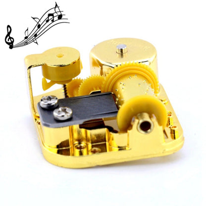 Eight-tone Gold-plated Bar Repair Parts DIY Sky City Paperback Music Box(the Moon Represents My Heart) - Music Box by buy2fix | Online Shopping UK | buy2fix