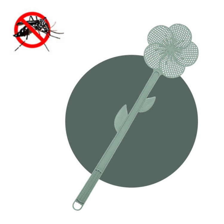 Summer Plastic Fly Swatter Flycatcher, Style:Cherry Blossoms Pattern(Green) - Fly Swatter by buy2fix | Online Shopping UK | buy2fix