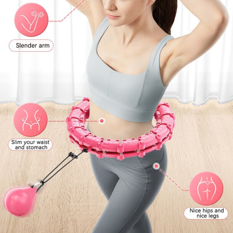 Smart Thin Waist Ring Women Will Not Fall Off Detachable Abdominal Ring Fitness Equipment, Size: 12 Knots(Purple) - Fitness Circles by buy2fix | Online Shopping UK | buy2fix