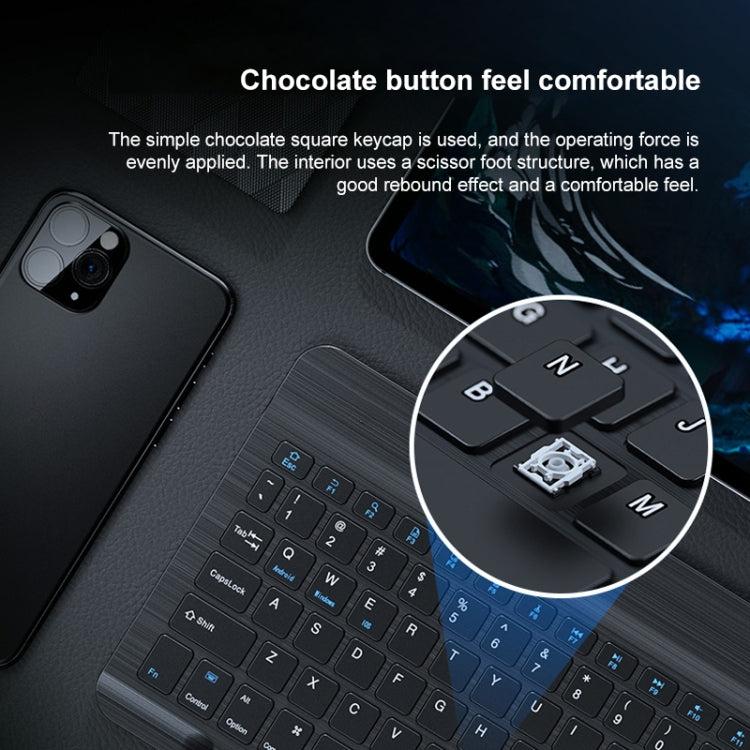 YS-001 9.7-10.1 Inch Tablets Phones Universal Mini Wireless Bluetooth Keyboard, Style:Only Keypad(Black) - Universal Keyboard by buy2fix | Online Shopping UK | buy2fix