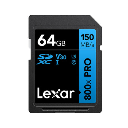 Lexar SD-800X Pro High Speed SD Card SLR Camera Memory Card, Capacity: 64GB - SD Card by Lexar | Online Shopping UK | buy2fix