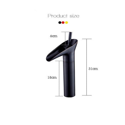 Bathroom Faucet Washbasin Waterfall Hot & Cold Faucet, Specification:84535-1 - Faucets & Accessories by buy2fix | Online Shopping UK | buy2fix