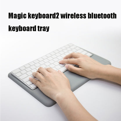 Wireless Keyboard Support Memory Foam Silicone Wrist Pad Base for Apple Magic Keyboard 2, Size:L(Grey) - Other Accessories by buy2fix | Online Shopping UK | buy2fix