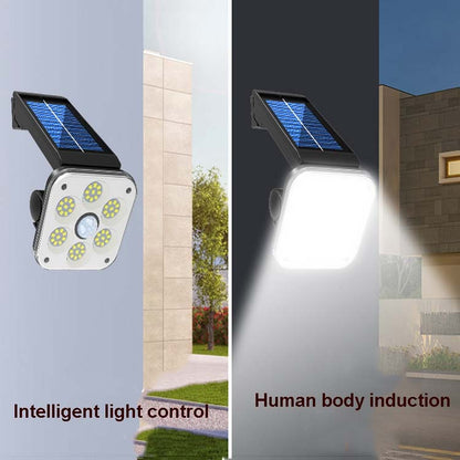 32 LED Solar Wall Light Outdoor Waterproof Human Body Induction Garden Lamp Street Light - Solar Lights by buy2fix | Online Shopping UK | buy2fix