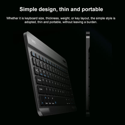 YS-001 7-8 inch Tablet Phones Universal Mini Wireless Bluetooth Keyboard, Style:Only Keyboard(White) - Universal Keyboard by buy2fix | Online Shopping UK | buy2fix