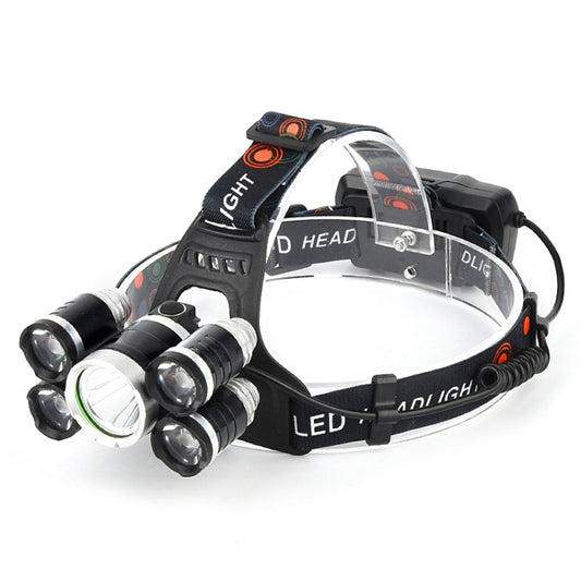 Outdoor Glare Rechargeable LED Headlight High Power Outdoor Lighting Fishing Light, Style: Rotate (Batteries And USB Cable) - Headlamp by buy2fix | Online Shopping UK | buy2fix