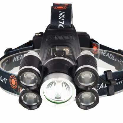 Outdoor Glare Rechargeable LED Headlight High Power Outdoor Lighting Fishing Light, Style: Rotate (Batteries And USB Cable) - Headlamp by buy2fix | Online Shopping UK | buy2fix