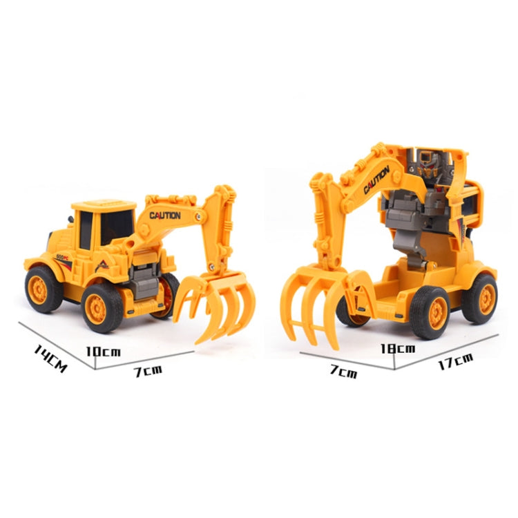 Children Educational Inertial Collision Deformation Engineering Vehicle Toy Model(Wood Grabber) - Model Toys by buy2fix | Online Shopping UK | buy2fix