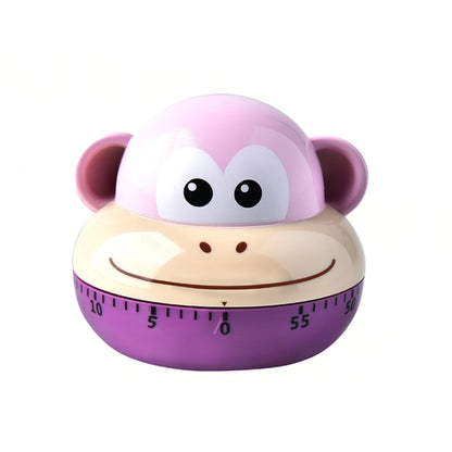 Kitchen Mechanical Timer Cartoon 60 Minutes Timer Baking Cooking Reminder(Little Monkey) - Digital Countdown by buy2fix | Online Shopping UK | buy2fix