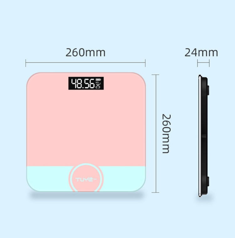 Mini Electronic Scale Home Weighing Scale Charging Stlye(Anti-provincial) - Body Scales by buy2fix | Online Shopping UK | buy2fix