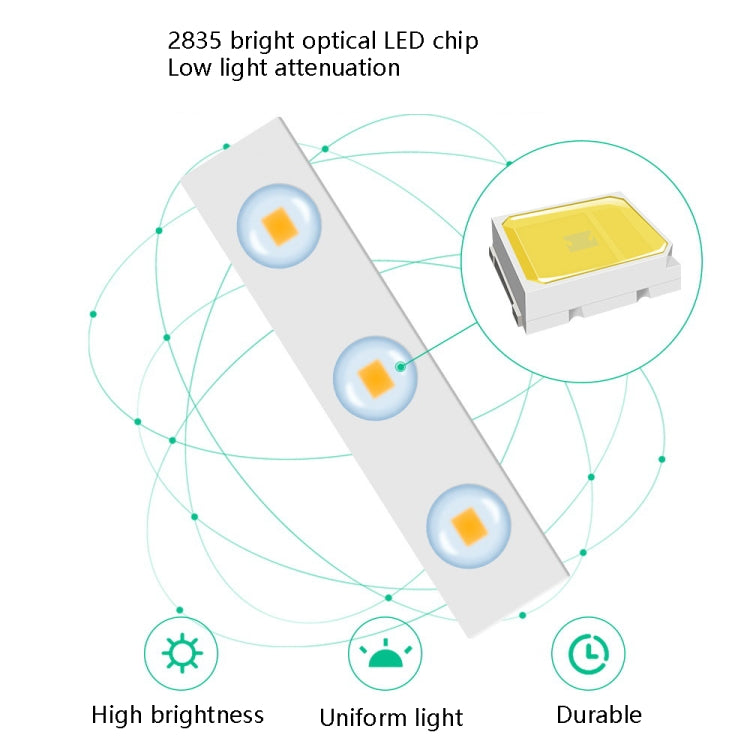 6 in 1 LED Mirror Front Lamp USB Infrared Sensor Makeup Mirror Fill Light - Sensor LED Lights by buy2fix | Online Shopping UK | buy2fix