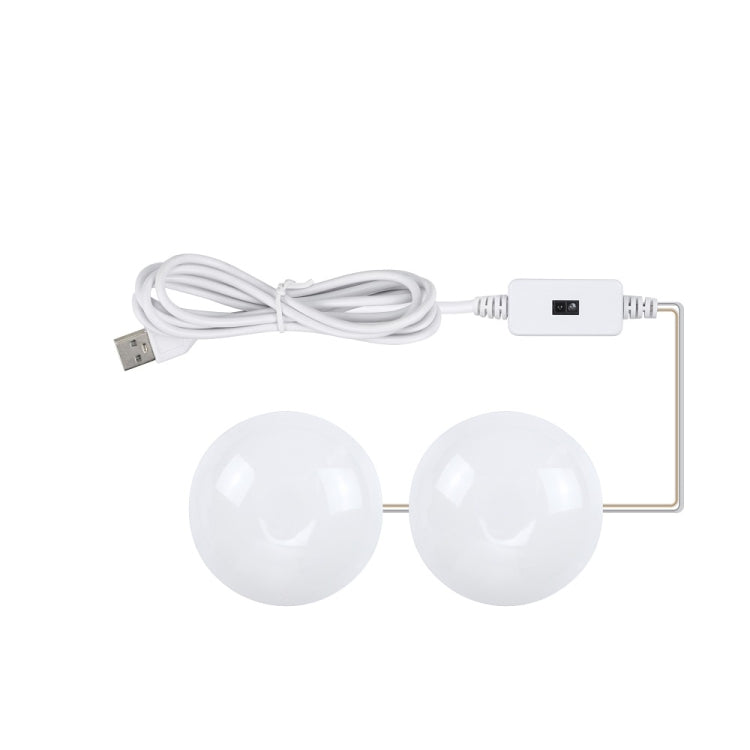 LED Makeup Mirror Light Beauty Fill Light Hand Sweep Sensor Mirror Front Light, Power source: 2 Bulbs(Natural White) - Sensor LED Lights by buy2fix | Online Shopping UK | buy2fix