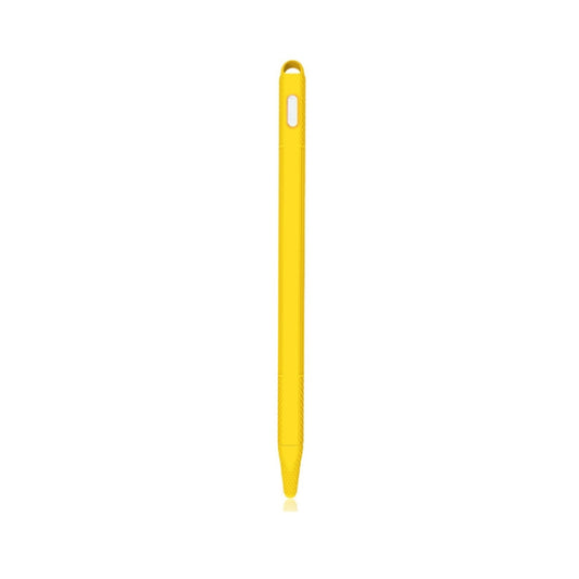 5 PCS Stylus Silicone Protective Case For Apple Pencil 2(Yellow) - Pencil Accessories by buy2fix | Online Shopping UK | buy2fix