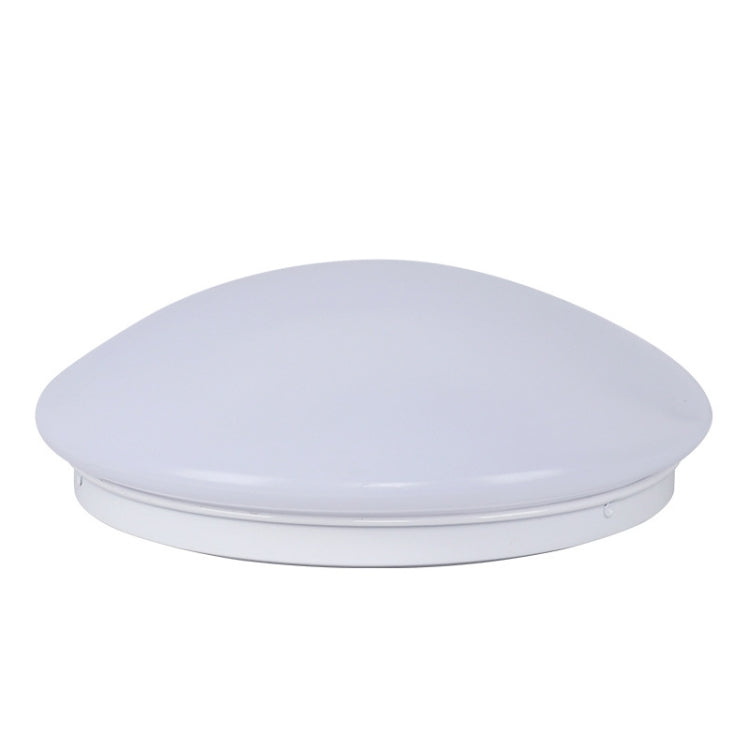 LED Sound Light Control Ceiling Lamp Round Corridor Intelligent Sensor Lamp, Power source: 12W 270mm(White) - Sensor LED Lights by buy2fix | Online Shopping UK | buy2fix