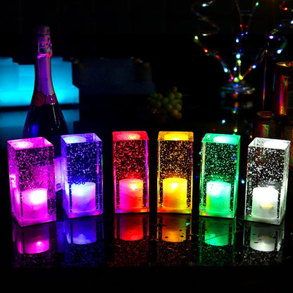 Colorful LED Crystal Lamp Bar Atmosphere Decorative Light, Plug Type:UK Plug(Gradient Light) - Night Lights by buy2fix | Online Shopping UK | buy2fix