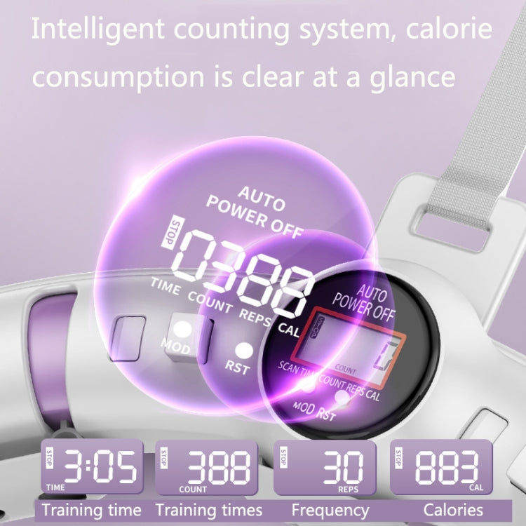 Slimming Massage Smart Counting Weight-Bearing Fat Loss Fitness Circles, Specification: 10 Knots (Taro Purple) - Fitness Circles by buy2fix | Online Shopping UK | buy2fix