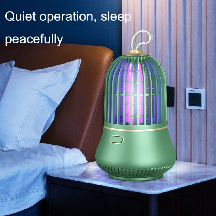 LED Mosquito Lamp USB Small Waist Photocatalyst Shock Mosquito Killer(Green) - Repellents by buy2fix | Online Shopping UK | buy2fix