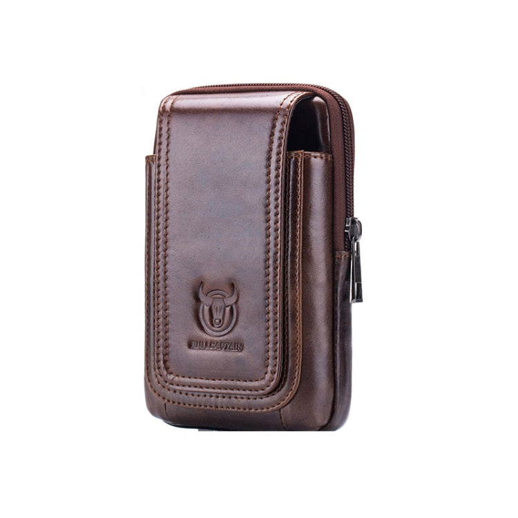 BULL CAPTAIN  Leather Multifunctional Waist Bag For Men(Brown-10) - Wallets by BULL CAPTAIN | Online Shopping UK | buy2fix