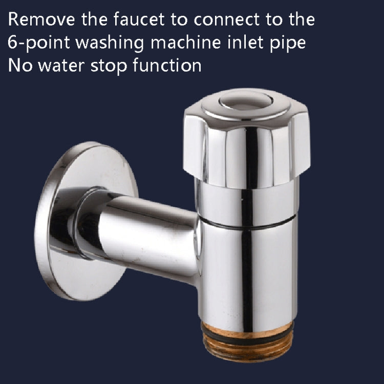 Automatic Intelligent Water Stop Universal 4 Point Leak-proof Washing Machine Faucet - Faucets & Accessories by buy2fix | Online Shopping UK | buy2fix