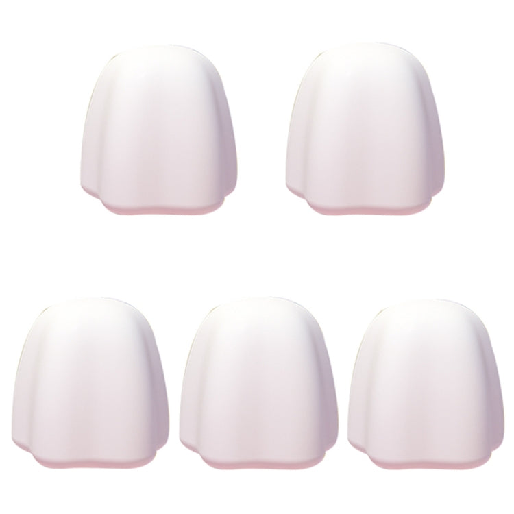 5 PCS Manual Silicone Self-Sealing Toothpaste Cap Aid(White) - Toothpaste Squeezing Device by buy2fix | Online Shopping UK | buy2fix