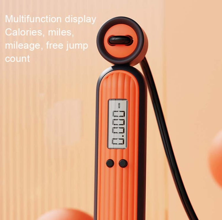 Fitness Sport Intelligent Electronic Counting Skipping Rope, Style: Long Rope (Orange) - Sporting goods by buy2fix | Online Shopping UK | buy2fix