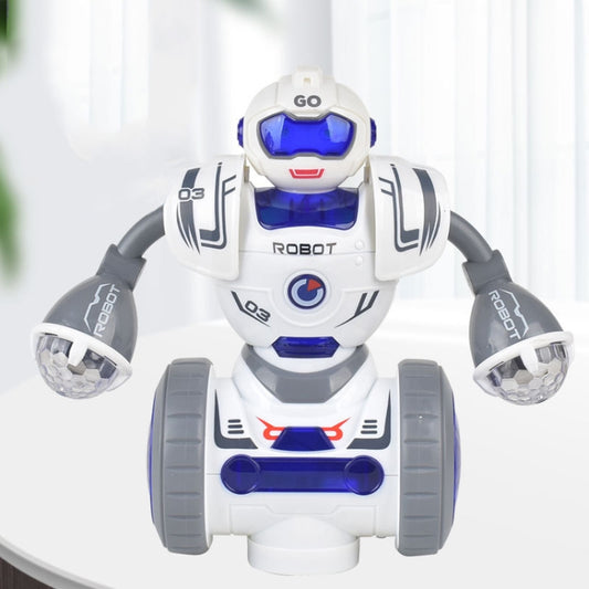 Intelligent Early Education Sound and Light Mechanical Robot Toys, Color: 3 Blue - RC Robots by buy2fix | Online Shopping UK | buy2fix