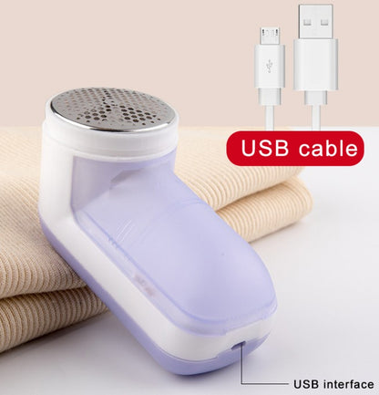 JJY-201 Charging Hair Ball Prunter  Home Sweater Tweed Coat Shaver, Style: USB Charging (Sky Blue) - Sponges, Cloths & Brushes by buy2fix | Online Shopping UK | buy2fix