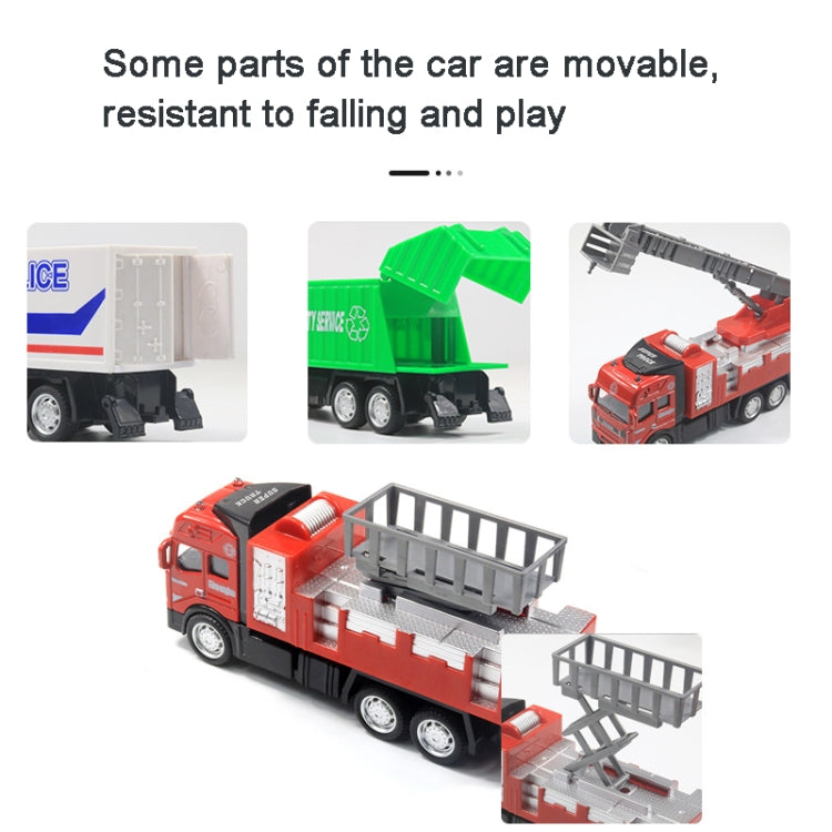 1:32 Pull Back Simulation Engineering Vehicle Kids Toy Car Model(Green Sprinkler) - Model Toys by buy2fix | Online Shopping UK | buy2fix