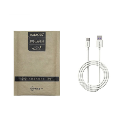 ROMOSS CB308 27W 3A USB To TYPE-C/USB-C Charging Cable Data Cable For Android Phones 0.2m - USB-C & Type-C Cable by ROMOSS | Online Shopping UK | buy2fix
