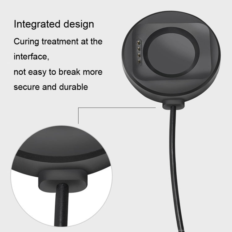 For OPPO Watch SE Watch USB Port Magnetic Charger Charging Cable(Black) -  by buy2fix | Online Shopping UK | buy2fix