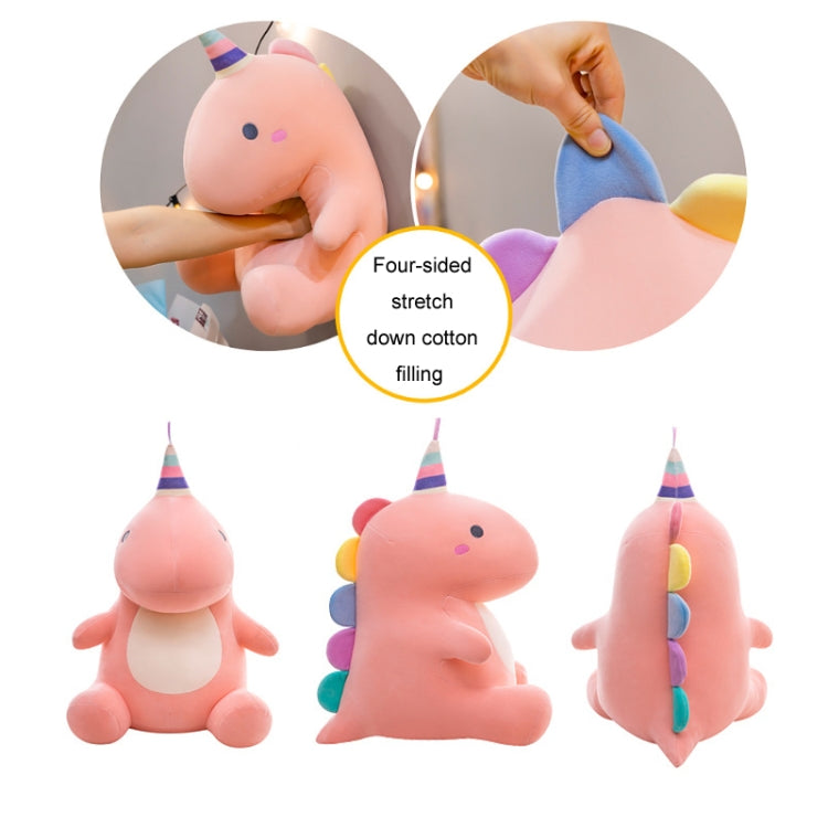 40cm Candy Dinosaur Plush Doll Toy Birthday Gift Pillow(Pink Compression) - Soft Toys by buy2fix | Online Shopping UK | buy2fix