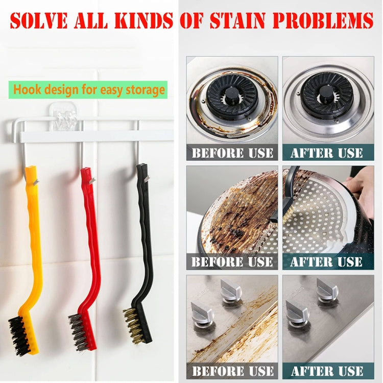 8pcs /Set Multifunctional Kitchen Stove Cleaning Brush Set Range Hood Sink Gap Brush - Cleaning Tools by buy2fix | Online Shopping UK | buy2fix