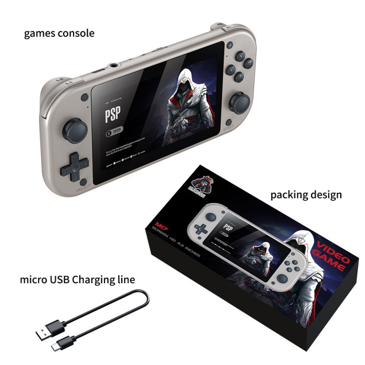 M17 128GB HD 4.3 inch High Brush Display Screen Retro PSP Remote Sensing Home Game Console - Pocket Console by buy2fix | Online Shopping UK | buy2fix