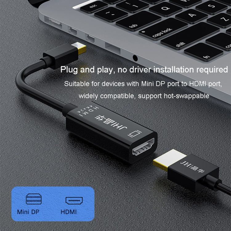 JINGHUA DP To HDMI HD Video Converter For Thunderbolt 4K Interface(4K Black) -  by JINGHUA | Online Shopping UK | buy2fix