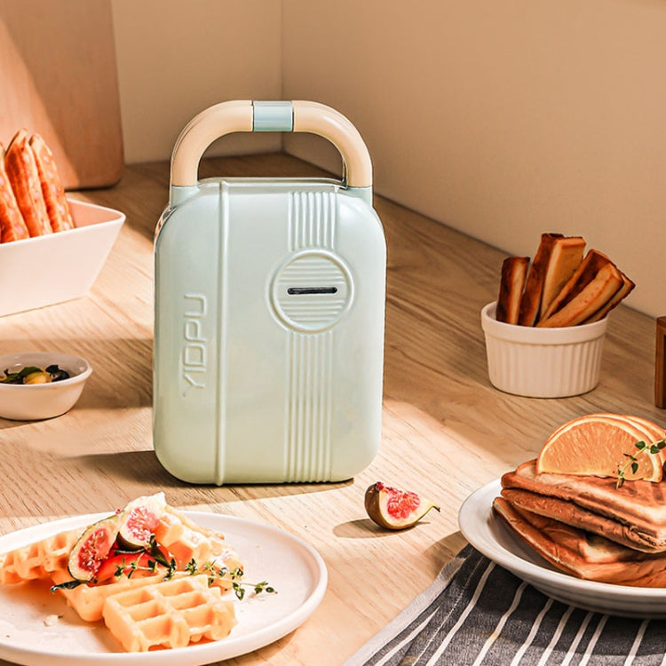 3 In 1 YIDPU Multifunctional Family Breakfast Maker Light Diet Sandwich Waffle Baker, CN Plug(Green) - Bulit-in Ovens & Accessories by YIDPU | Online Shopping UK | buy2fix